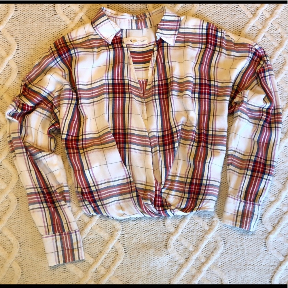 Lou & Grey plaid shirt